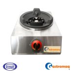 Cocina Fogón 1 Plato a Gas Sobremesa Acero Gastromaq