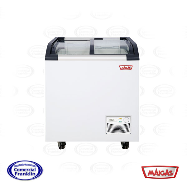 Congelador-163-lts.jpg Congelador 163 lts. Isla Vidrio Curvo Maigas - Imagen 1