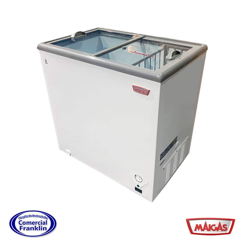 Congeladora-199-lts.-Tapa-de-Vidrio-Maigas-2.jpg Congeladora 199 lts. Tapa de Vidrio Maigas - Imagen 1