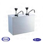 Dispensador Salsa Acero 2 Depósito 3 Lts. Ecobeck