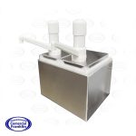 Dispensador Salsa Acero 2 Depósitos TOPPO