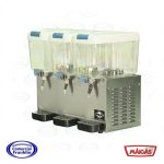 Dispensador de jugo 3 frascos 18 lts. Maigas
