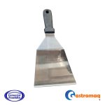 Espátula acero rectangular 10 cm. grande Gastromaq