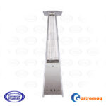 Estufa De Patio Pirámide Acero Inoxidable Gastromaq