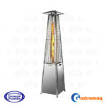 Estufa De Patio Pirámide Acero Inoxidable Gastromaq - Imagen 2