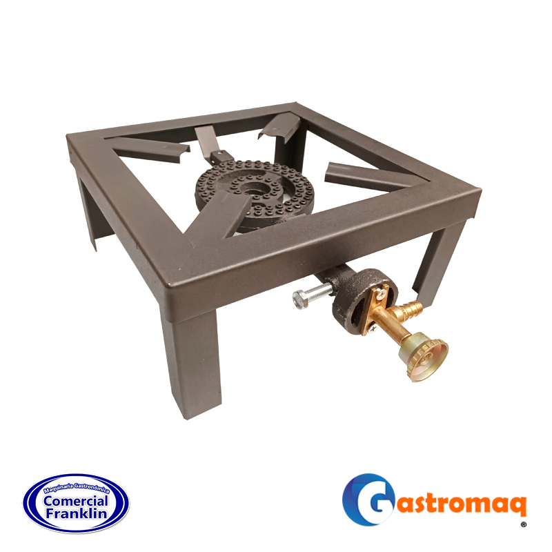 Fogon-fierro-negro-1-plato-Gastromaq-1.jpg Fogón fierro negro 1 plato Gastromaq - Imagen 1
