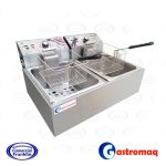 Freidora Eléctrica 2 Depósitos Gastromaq