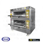 Horno De Piso 40x60 2 Cámaras U HPK-2 Full Acero Pareti-Kitchenette