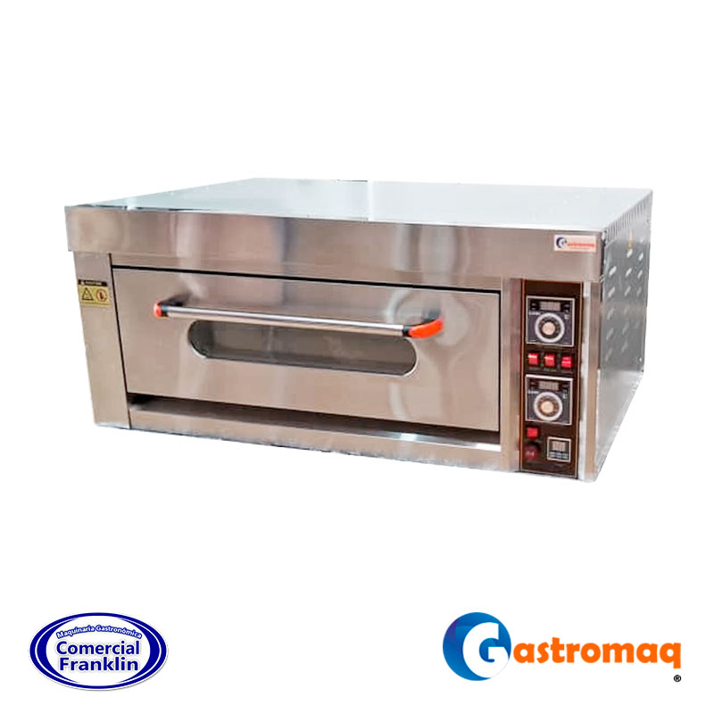 Horno-de-Piso-Electrico-1-Camara-2-Bandejas-40x60-Gastromaq-1.jpg Horno de Piso Eléctrico 1 Cámara (2 Bandejas 40x60) Gastromaq - Imagen 1