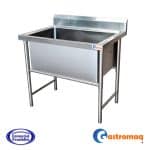 Lavafondo 1 Recipiente 100x70x90 cm. Gastromaq - Imagen 2