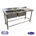 Lavafondos 2 Depósitos Secador Derecho 180x60x90 cms. Ecobeck