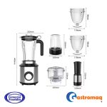 Licuadora 2 Lts. 6 en 1 Gastromaq - Imagen 3