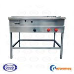 Lonchera 2 funciones, Churrasquera 60x60 cm. 2 Fogones 30x30 cm. Gastromaq - Imagen 3