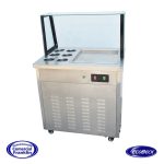 Máquina Para Helado Tailandés 6 Depósitos, Plancha 36x36 Ecobeck