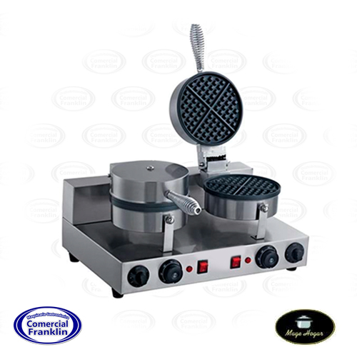 Maquina-de-Waflera-2-plato-Circulares-Mage-Hogar.jpg Maquina de Waflera 2 platos Circulares Mage Hogar - Imagen 1
