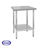 Mesón De Trabajo Acero Inoxidable Central 60x60 cm. CVC