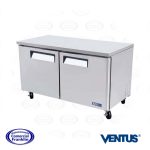 Mesón Freezer 2 Puertas Acero Inoxidable 340 Lts. Ventus