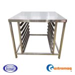 Mesón Para Horno Convector Con Bandejero 61.5x80 cm. Gastromaq