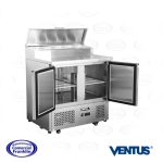 Mesón Saladette 2 Puertas Cubierta Acero 5 Depósitos Ventus - Imagen 2