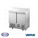 Mesón Saladette 2 Puertas Cubierta Acero 5 Depósitos Ventus