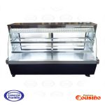 Mesón Vitrina Refrigerada Curva Acero 2 mt. Cousiño - Imagen 2