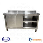 Mesón de Trabajo Cerrado Muro120x60 cm. Gastromaq - Imagen 2