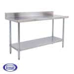 Mesón de Trabajo Mural 240x60 cm. Acero Inoxidable CVC