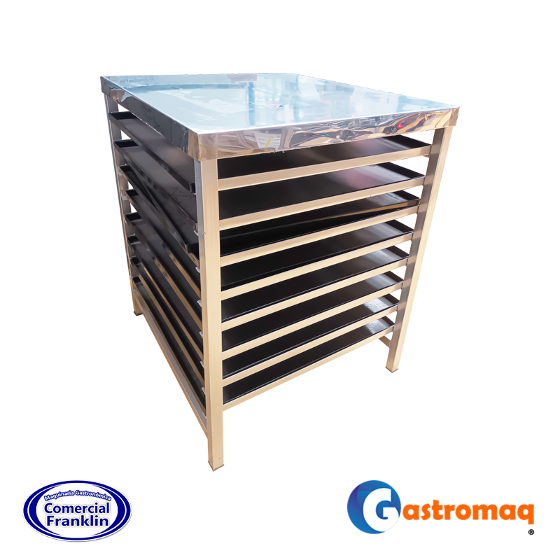 Meson-de-trabajo-66x72-cm.-con-bandejero-Gastromaq-1.jpg Mesón de trabajo 66x72 cm. con bandejero Gastromaq - Imagen 1