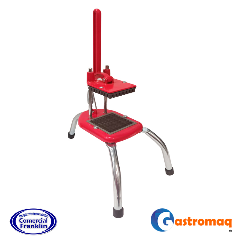 Picadora-de-papa-chico-10x10-roja-Gastromaq-2.jpg Picadora de papa chico 10x10 roja Gastromaq - Imagen 1