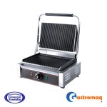 Plancha Eléctrica Panini Simple Acanalada/Acanalada 43x36 cm. Gastromaq