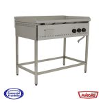 Plancha churrasquera lisa 1000×600 mm. GN Maigas - Imagen 2