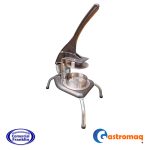 Prensa hamburguesa manual aluminio 12 cm. Gastromaq