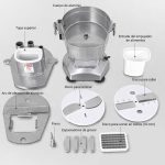 Procesador / Cortadora de Vegetales Gastromaq - Imagen 2