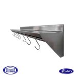 Repisa Mural Con Ganchos 1200x300x560 mm. Ecobeck