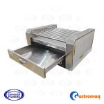 Roller Hot Dog 11 Rodillos Acero Con Calentador de Pan Gastromaq - Imagen 2