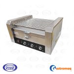 Roller Hot Dog 11 Rodillos Acero Con Calentador de Pan Gastromaq