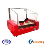 Roller de Hot Dog 9 Rodillos con Cúpula de Vidrio Gastromaq