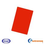 Tabla De Picar 45x30x2 cm. Rojo Gastromaq