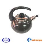 Tetera enlozada 2.2 lt. mango curvo con pito Gastromaq