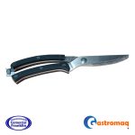 Tijera pollo acero mango negro Gastromaq