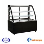 Vitrina Pastelera 3 Niveles Curva 1.2 mts. Gastromaq
