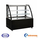 Vitrina Pastelera 3 Niveles Curva 1.5 mts. Gastromaq