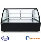 Vitrina Pastelera 3 Niveles Curva 1.8 mts. Gastromaq