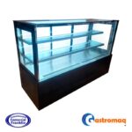 Vitrina Pastelera 3 Niveles Negra 1.8 mts. Cuadrada Gastromaq - Imagen 2