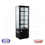 Vitrina Pastelera Vertical 218 lts. Negra Maigas