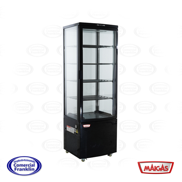 Vitrina-Pastelera-Vertical-218-lts.-Negra-Maigas.jpg Vitrina Pastelera Vertical 218 lts. Negra Maigas - Imagen 1