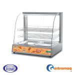 Vitrina Templada 66 cm. 2 Repisas Gris Gastromaq