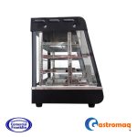 Vitrina Templada 90 cm. Negra Apertura Frontal 3 Repisas Gastromaq - Imagen 2