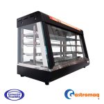 Vitrina Templada 90 cm. Negra Apertura Frontal 3 Repisas Gastromaq