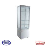 Vitrina pastelera vertical 218 lts. blanca Maigas
